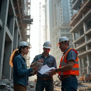 profissionais para construção